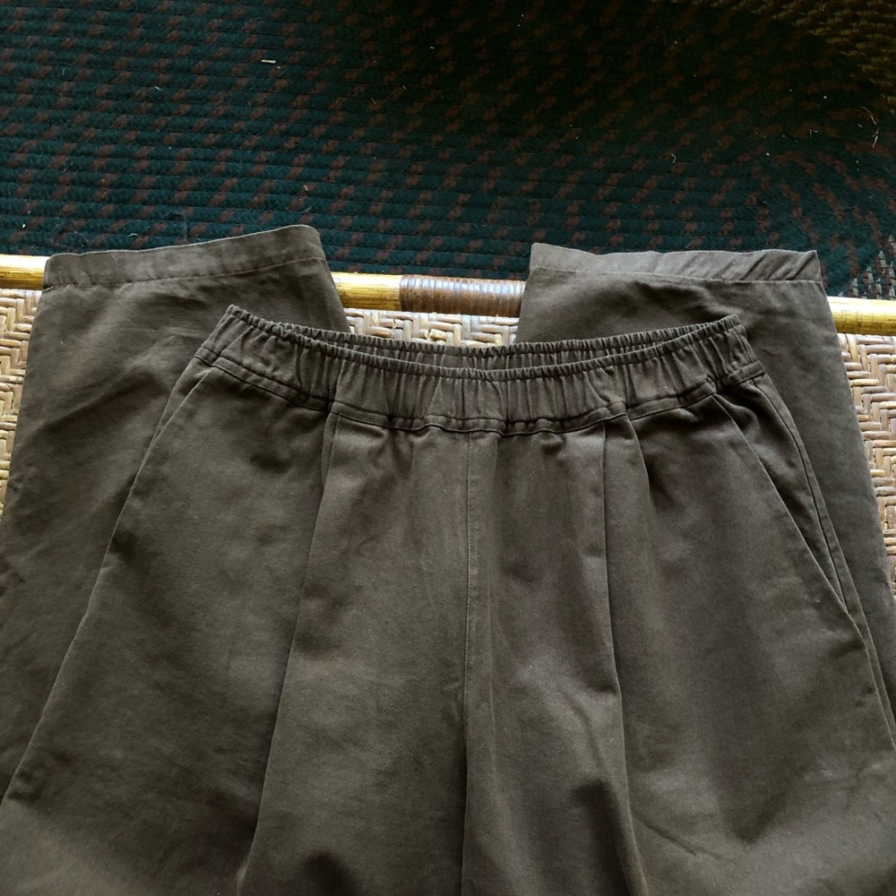Handmade Barrel Leg Elastic Waist Pants - Picture 6 of 10